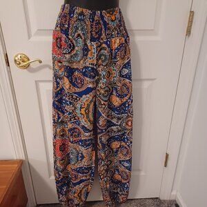 NWT - High-Waisted Harem Pants - Size X-Large